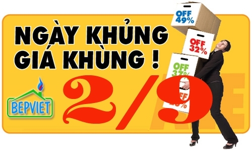 Bán hàng không lợi nhuận mừng Quốc Khánh 2/9